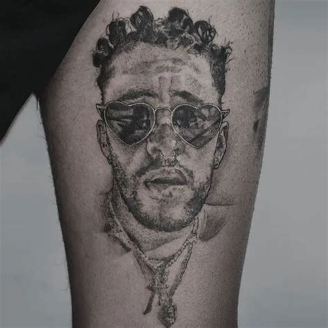 bad bunny tatoos|100 Blossoming Bad Bunny Tattoos To Wear in 2024!